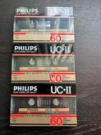 3 cassettebandjes Philips UCII-60 (NOS), Cd's en Dvd's, Cassettebandjes, 2 t/m 25 bandjes, Overige genres, Ophalen of Verzenden