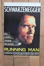filmaffiche Arnold Schwarzenegger Running Man filmposter, Ophalen of Verzenden, A1 t/m A3, Zo goed als nieuw, Rechthoekig Staand