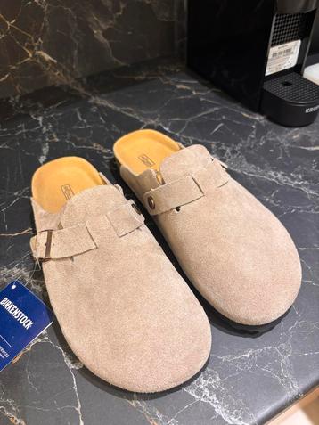 Nieuwe Birkenstock Boston Sandalen Maat 42/43 Beige beschikbaar voor biedingen