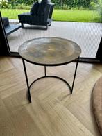 Prachtige salon of bijzettafel, Huis en Inrichting, Tafels | Bijzettafels, 45 tot 60 cm, Minder dan 55 cm, Rond, Ophalen of Verzenden