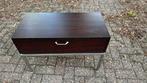 Vintage rosewood dressoir/ klep ladekastje, nachtkastje, Ophalen, Gebruikt