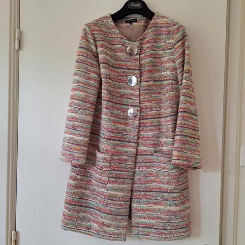 Caroline biss blazerjas allovermotief mt 36, Kleding | Dames, Jasjes, Kostuums en Pakken, Zo goed als nieuw, Jasje, Maat 36 (S)