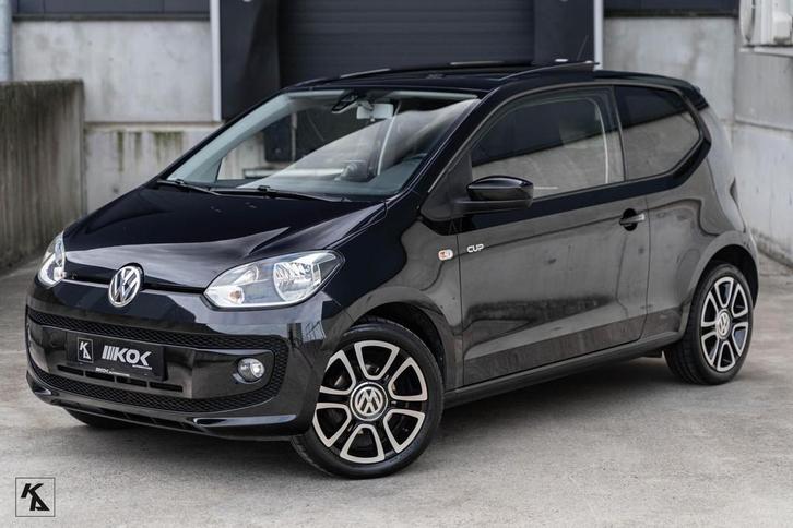 Volkswagen Up! 1.0 2014 | CUP Up! 75PK | Pano | Automaat, Auto's, Volkswagen, Bedrijf, Te koop, up!, ABS, Airbags, Airconditioning