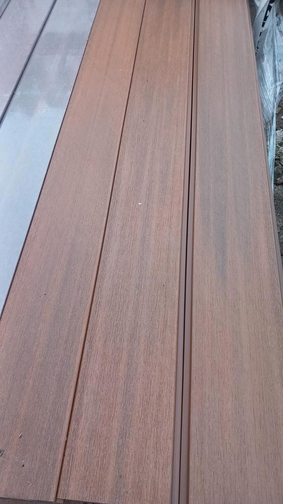 Partij nieuwe composiet fence boards voor schutting, Tuin en Terras, Schuttingen, Nieuw, Hout, 1 tot 2 meter, Minder dan 3 meter