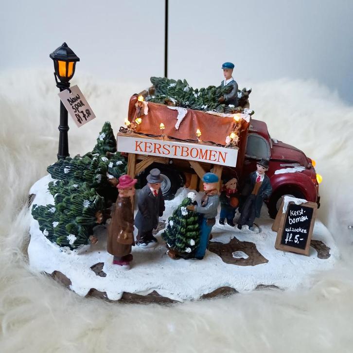 Kerstdorp Kerstbomen Verkoop - Typisch Hollands, Diversen, Kerst, Zo goed als nieuw, Ophalen of Verzenden