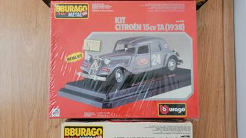 3 bouwdozen burago metal kit beschikbaar voor biedingen