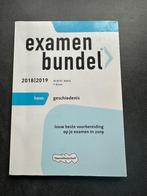 HAVO Examenbundel Geschiedenis 2018-2019, Ophalen of Verzenden, Zo goed als nieuw