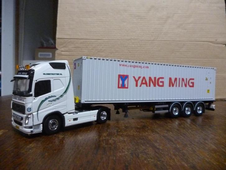 Tekno Volvo FH4 Jack Prins, Hobby en Vrije tijd, Modelauto's | 1:50, Zo goed als nieuw, Bus of Vrachtwagen, Tekno, Verzenden