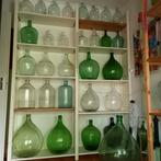 Grote gistfles,vaas,buikfles,bolfles brocante, Antiek en Kunst, Curiosa en Brocante, Ophalen