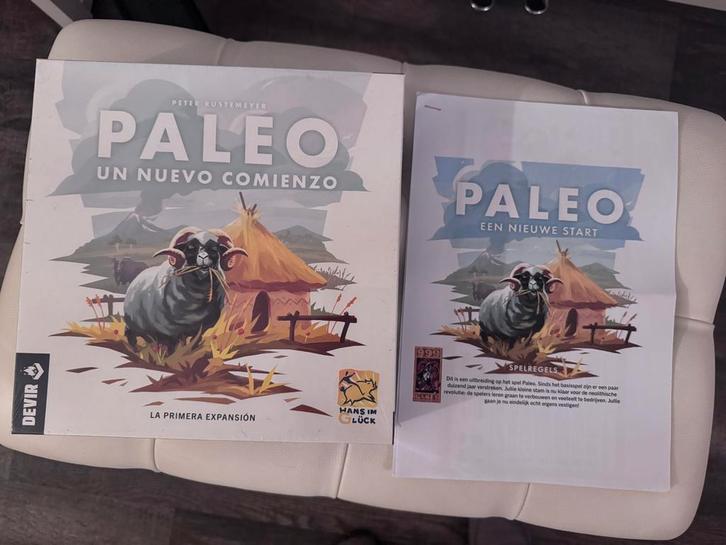 Paleo: Een Nieuwe Start - Uitbreiding, Hobby en Vrije tijd, Gezelschapsspellen | Bordspellen, Zo goed als nieuw, Een of twee spelers