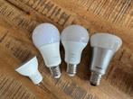 Diverse slimme lampen – Philips Hue / Innr / WiZ–E27 & GU10, Led-lamp, Minder dan 30 watt, Zo goed als nieuw, E27 (groot)