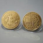 Bitcoin imitatie munten Deko, Ophalen of Verzenden, Zilver