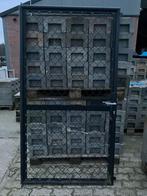 Tuinpoort looppoort poort aluminium, Ophalen, Aluminium, Zo goed als nieuw, Gaashekwerk