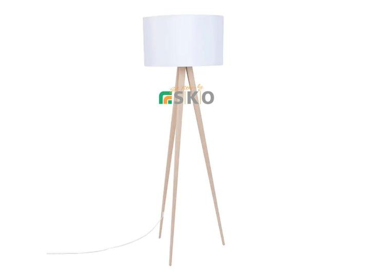 Zuiver Tripod Wood White Vloerlamp, Huis en Inrichting, Lampen | Vloerlampen, Nieuw, 150 tot 200 cm, Hout, Ophalen