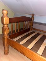 Volhouten bedframe - 1 persoons, Antiek en Kunst, Antiek | Meubels | Bedden, Ophalen