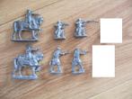 Tinnen soldaatjes - OUD - echt tin - 6 stuks soldaten, Ophalen of Verzenden, Overige soorten, Overige gebieden, Miniatuur of Beeldje