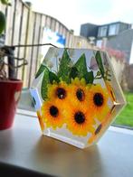 Hexagon met zonnebloemen - uniek en handgemaakt, Nieuw, Binnen, Ophalen of Verzenden