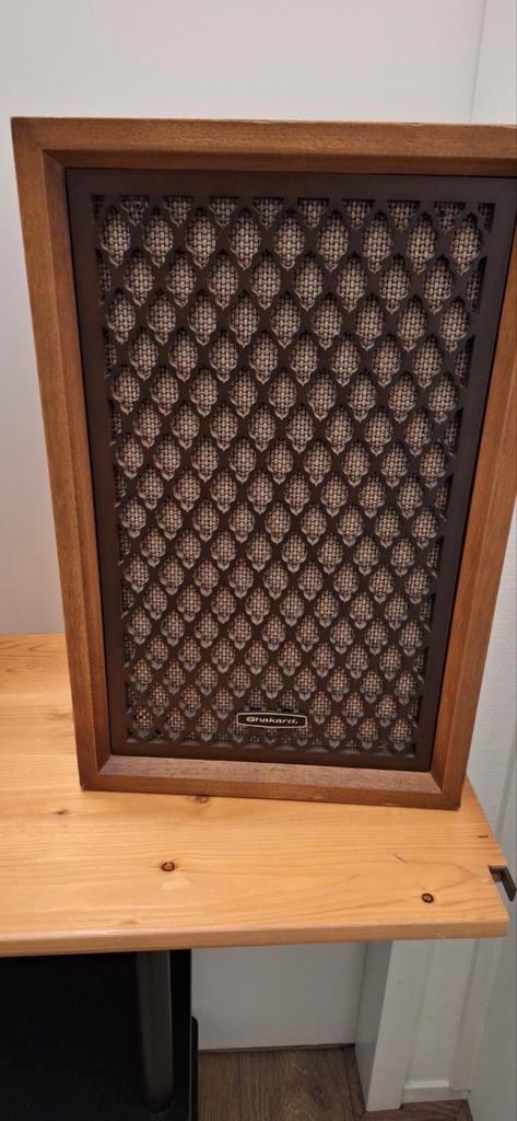 Shakard SS-2002 Vintage Speakers, Audio, Tv en Foto, Luidsprekers, Gebruikt, Front, Rear of Stereo speakers, Minder dan 60 watt