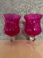 Roze windlichten, Antiek en Kunst, Ophalen