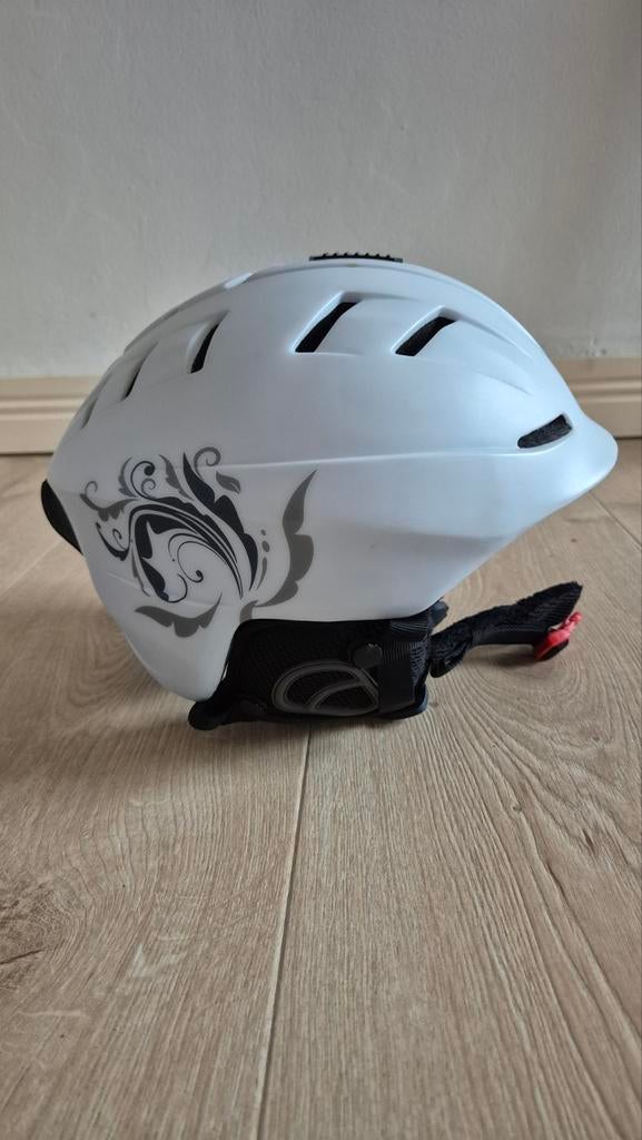Witte Skihelm - maat XL/XXL - Dames, Sport en Fitness, Skiën en Langlaufen, Overige merken, Ophalen of Verzenden, Zo goed als nieuw