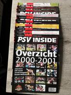 Jaargang 4 PSV Inside Aug 2000 - Juli 2001 10 stuks, Ophalen of Verzenden, Zo goed als nieuw, PSV, Boek of Tijdschrift