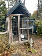 Gratis kippenhok met ren , wel zelf afbreken, Dieren en Toebehoren, Ophalen, Gebruikt, Kippenhok of Kippenren