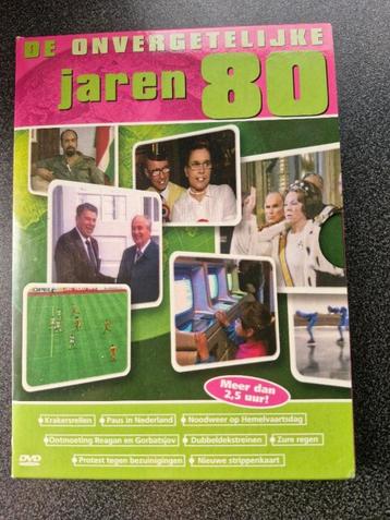De Onvergetelijke Jaren 80 2 Dvd's beschikbaar voor biedingen