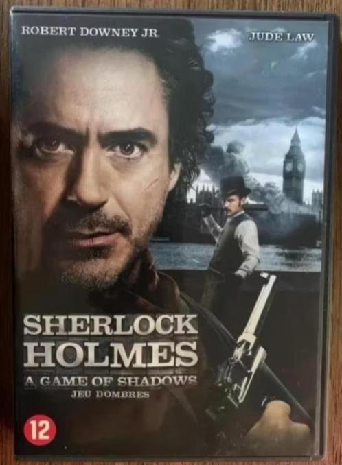 DVD Sherlock Holmes, game shadows; Robert Downey Jr Jude Law, Cd's en Dvd's, Dvd's | Thrillers en Misdaad, Zo goed als nieuw, Actiethriller