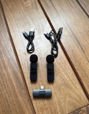 Boya BY-V2 Draadloze Microfoons (USB Lightning) beschikbaar voor biedingen