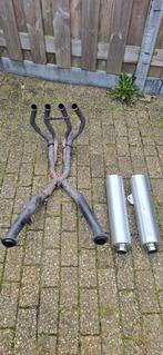 Origineel Spruitstuk & Dempers Suzuki Hayabusa 99-07, Motoren, Onderdelen | Suzuki, Ophalen of Verzenden, Gebruikt