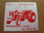 Sticker TrekerTrek Tractor Scania Lollipopteam, Ophalen, Nieuw, Overige typen