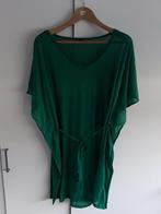 H&M Groene Jurk Met V-hals En Ceintuur Maat XL, H&M, Verzenden, Maat 46/48 (XL) of groter, Zo goed als nieuw