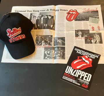 The Rolling Stones cap + GRATIS boek beschikbaar voor biedingen