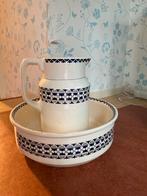 Vintage waskan en waskom set/lampet stel, Ophalen of Verzenden