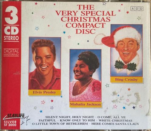 3CD kerst - Elvis Presley / Bing Crosby / Mahalia Jackson, Cd's en Dvd's, Cd's | Kerst en Sinterklaas, Zo goed als nieuw, Ophalen of Verzenden
