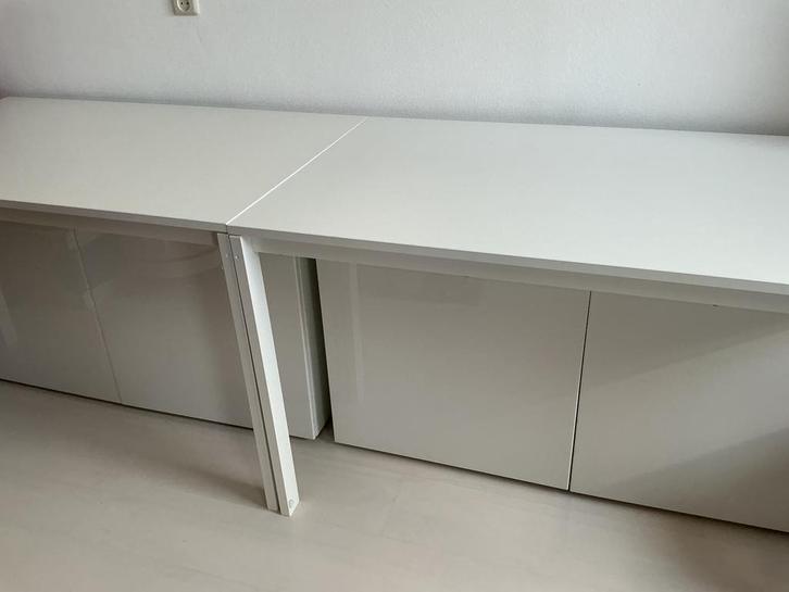 Melltorp (eet)tafel, bureau, afmeting 125 x 75 x 74 cm wit, Huis en Inrichting, Tafels | Eettafels, Zo goed als nieuw, 50 tot 100 cm