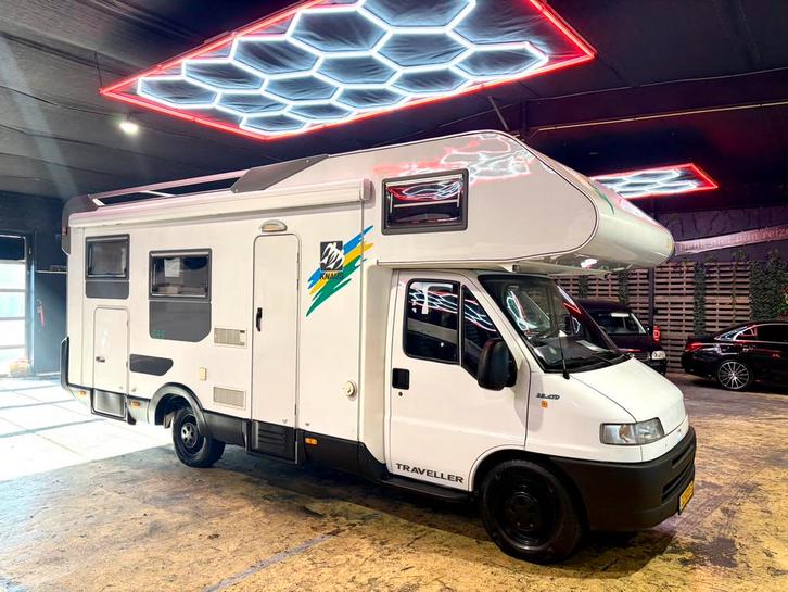 Fiat 2.8idtd 122pk#Knaus Traveller 685#Offgrid Solar#16”Maxi, Caravans en Kamperen, Campers, Bedrijf, tot en met 6, Alkoof, Knaus