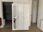 WITTE KLEERKAST IN GOEDE STAAT, Ophalen, Gebruikt, 100 tot 150 cm, 100 tot 150 cm