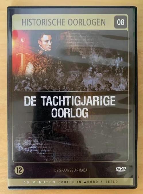 DVD Historische oorlogen 08; de tachtigjarige oorlog, Cd's en Dvd's, Dvd's | Documentaire en Educatief, Zo goed als nieuw, Vanaf 12 jaar