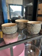 Bloempotten set, Rond, Ophalen of Verzenden, Terracotta, Binnen