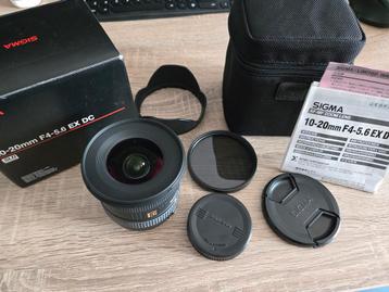 Sigma 10-20mm F/4-5.6 EX voor CANON zgan beschikbaar voor biedingen
