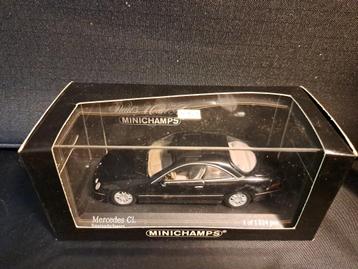 Mercedes Benz CL Coupé (C215) 1:43 - 1999 - Black Metallic beschikbaar voor biedingen