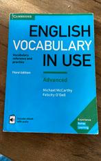 Cambridge English vocabulary in use advanced, Ophalen of Verzenden, Alpha, Zo goed als nieuw, HBO