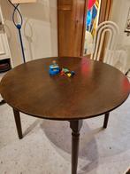 Uitklapbare eettafel hout, rond/ovaal 109 cm/147cm, Ophalen, Klassiek, Rond, Vier personen