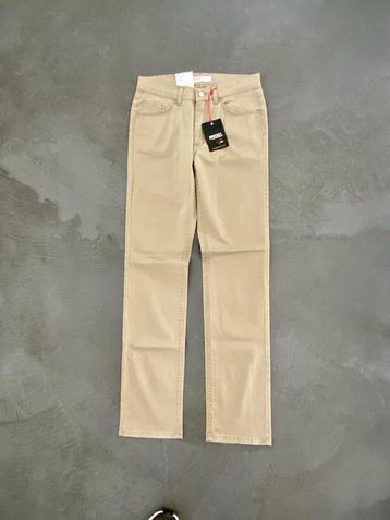 H193 Nieuw: Angels Cici maat 36/38=S/M jeans L32 broek beige beschikbaar voor biedingen