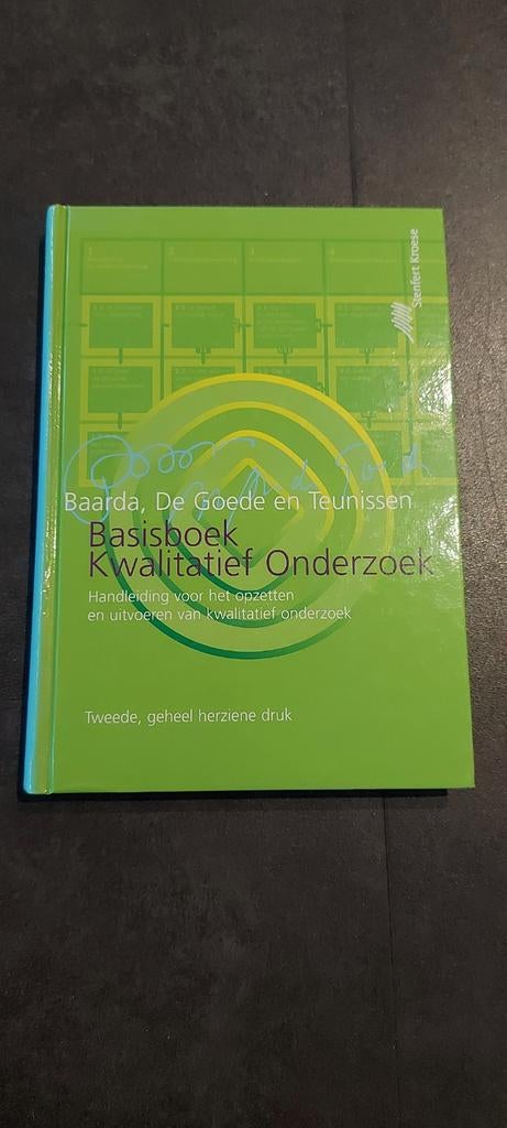 Basisboek kwalitatief onderzoek, Boeken, Ophalen of Verzenden, Nieuw, HBO