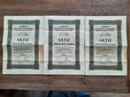 3x oud aandeel OHIM - HAMBURG Juli 1920., Ophalen of Verzenden, Voor 1920, Aandeel