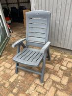 4 Tuinstoelen met kussens | Gratis Af Te Halen, Ophalen, Gebruikt, Plastic, Inklapbaar