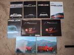 Lot autofolders Honda Prelude, Verzenden, Zo goed als nieuw, Honda