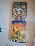 PS2 Games: The Sims 2 & Shrek 2, Gebruikt, Online, 1 speler, Ophalen of Verzenden